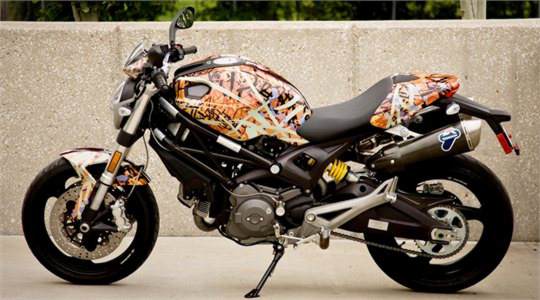 Ducati Motorcycle Wrap